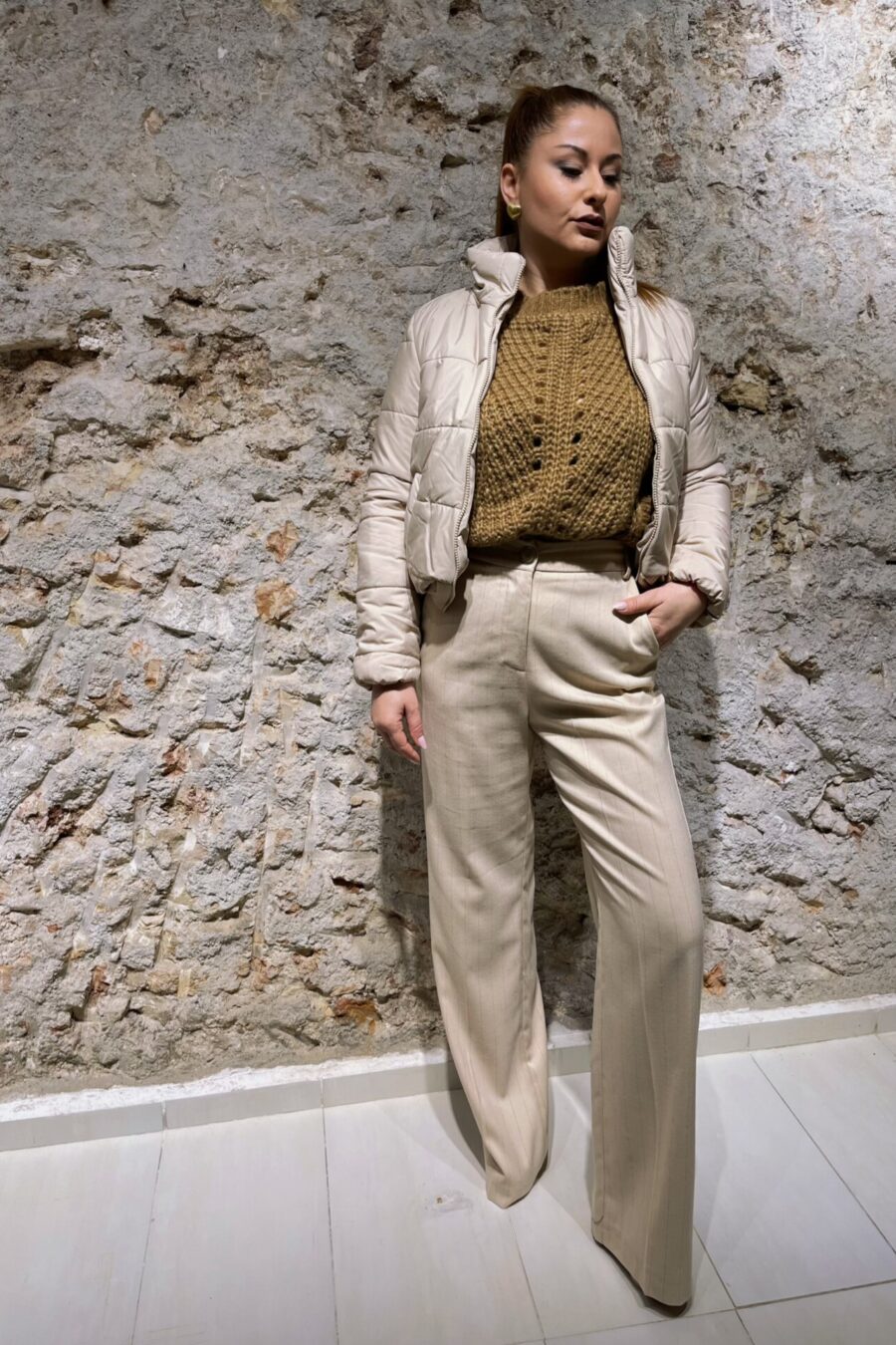 Μπουφάν κοντό με λάστιχο