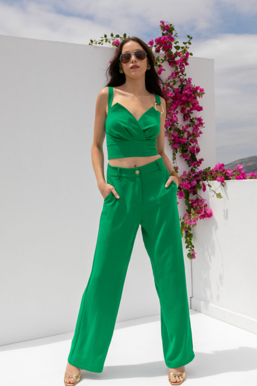 Σετ παντελόνα με μπούστο