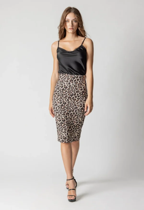 Μίντι φούστα animal print Desiree - 02.41009 - Image 4