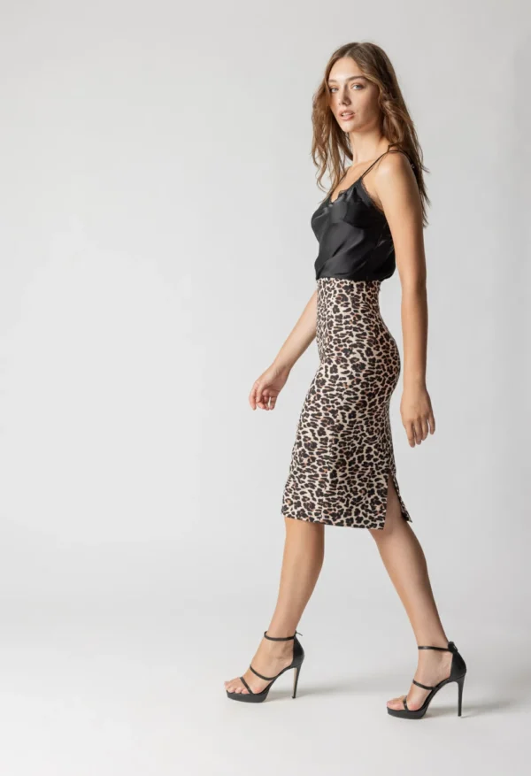 Μίντι φούστα animal print Desiree - 02.41009 - Image 2