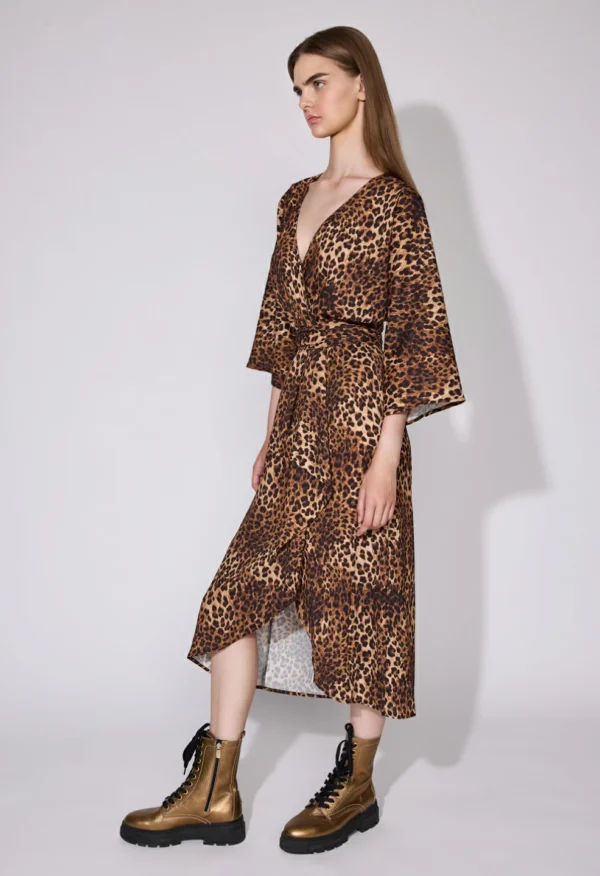 Φόρεμα κρουαζέ animal print  Desiree - 08.41072 - Image 2