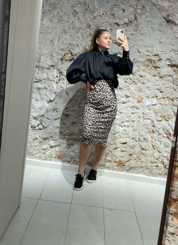 Μίντι φούστα animal print Desiree - 02.41009 - Image 5