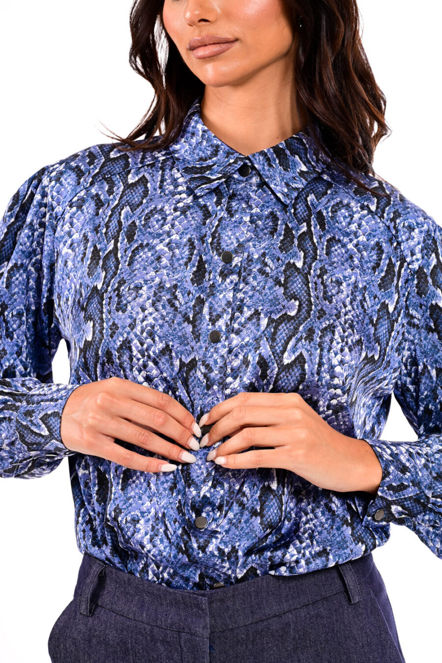 Πουκάμισο Snake Print We Coss-5015