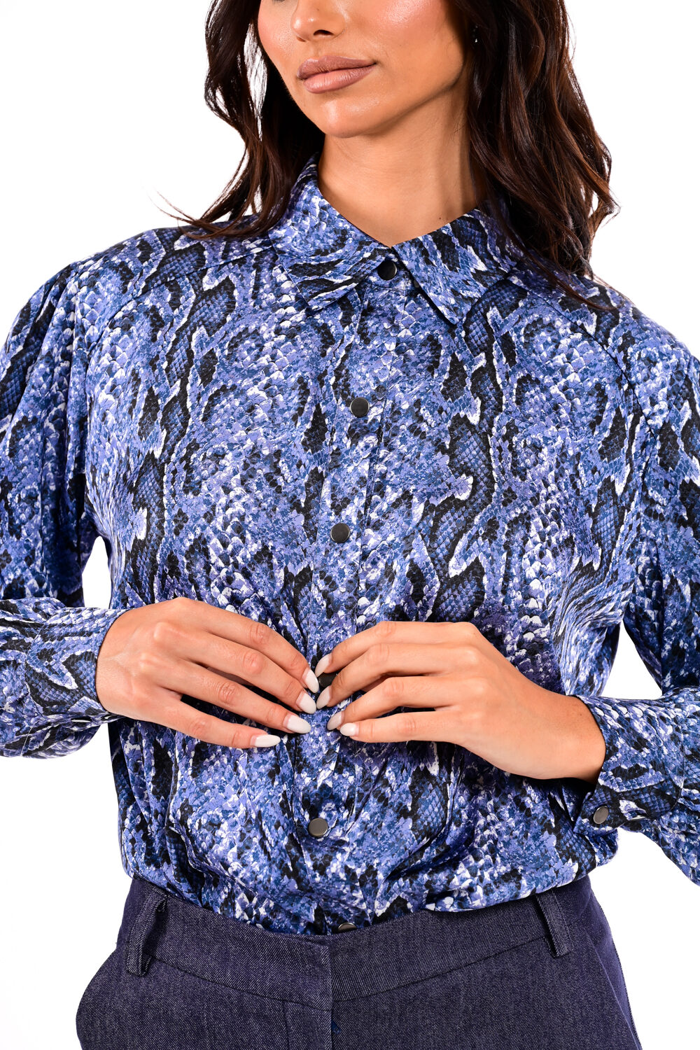 Πουκάμισο Snake Print We Coss-5015