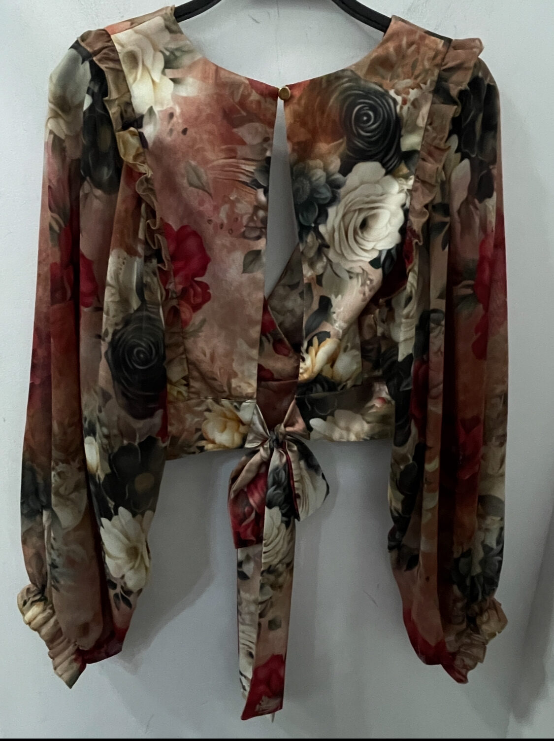 Σετ κροπ τοπ με φούστα White 22 - WX0550 - Image 2