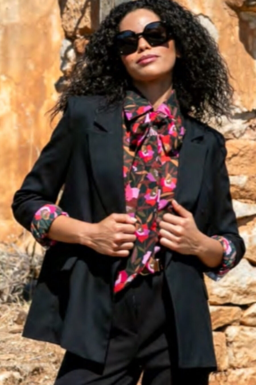 Πουκάμισο με δέσιμο φιόγκο στο λαιμό White 22 - 0330