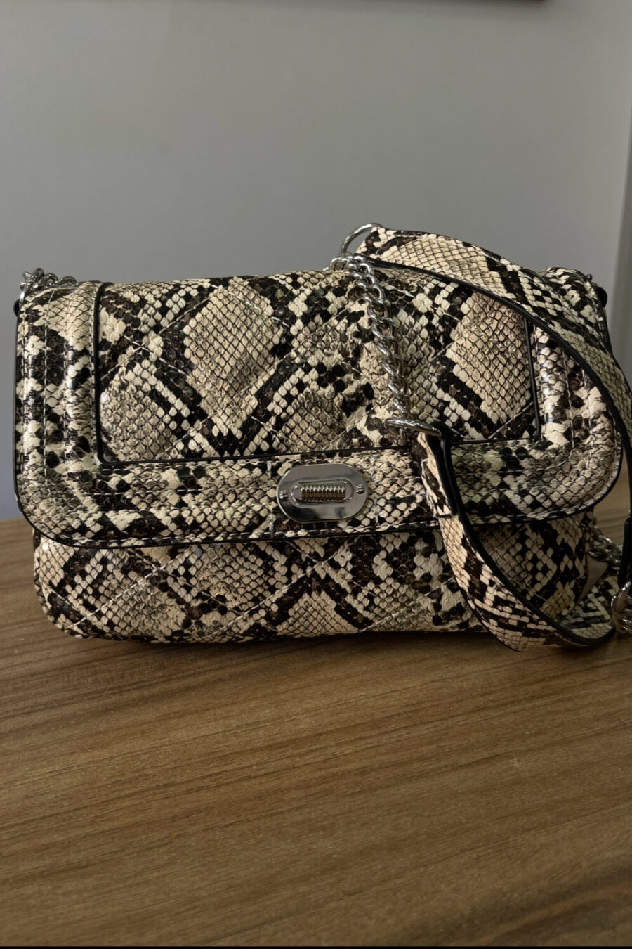 Τσάντα ώμου snake print Morgan - 251-2