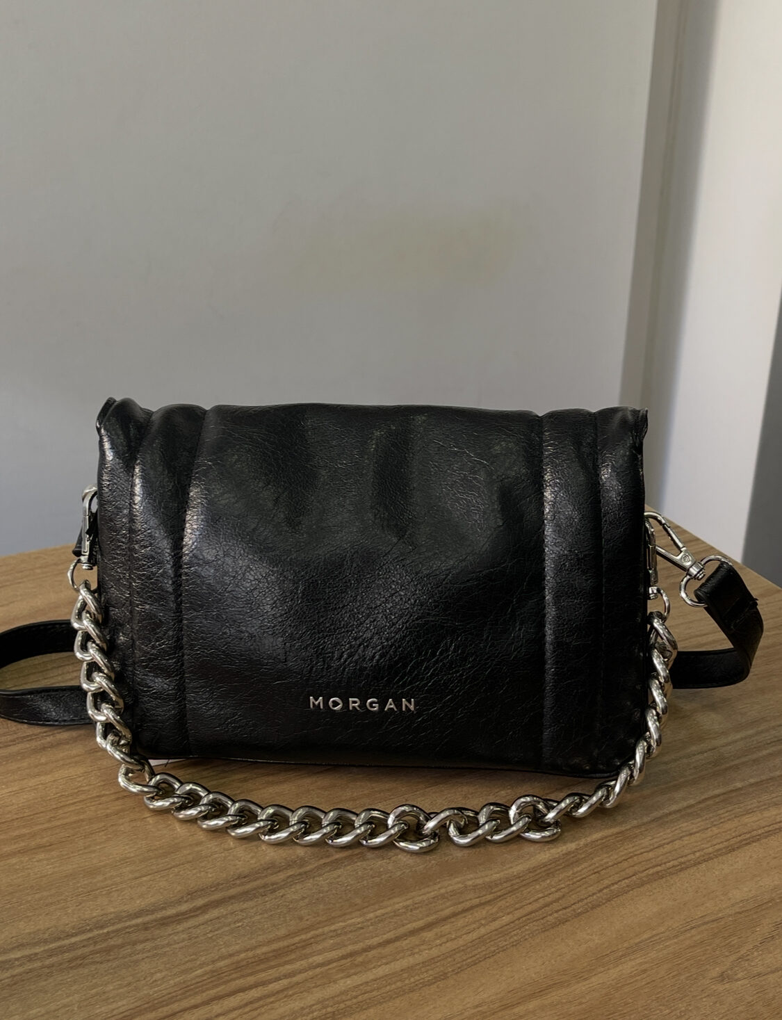 Τσάντα ώμου eco leather δύο όψεων Morgan – 251-1 - Image 2